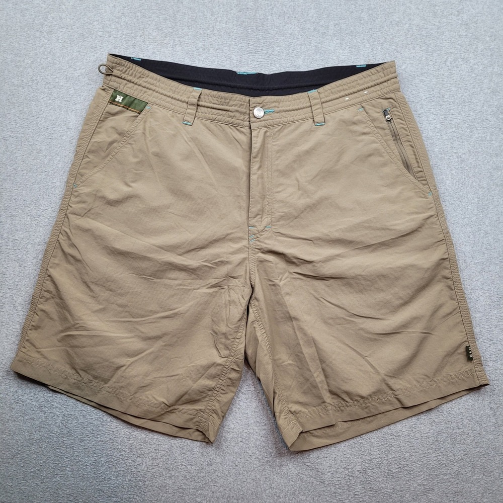 Howler Bros Horizon Hybrid Shorts Mens 36 Tan Quick-Dry Ripstop Fishing
